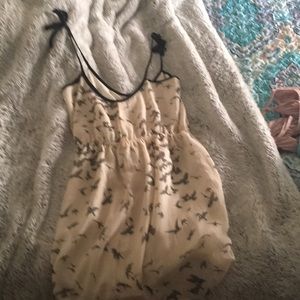 Dress with birds on it